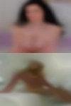 White woman looking black men
