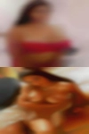 Naked woman with men