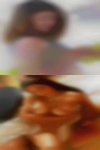White woman looking black men