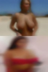 Naked woman with men